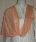 Scarf 2271 Peach Jersey Dupatta Chunni Shawl Shieno #2271